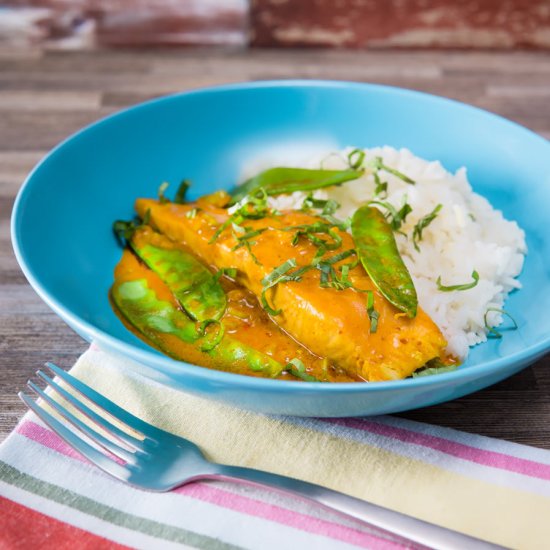 Easy Thai Salmon Curry