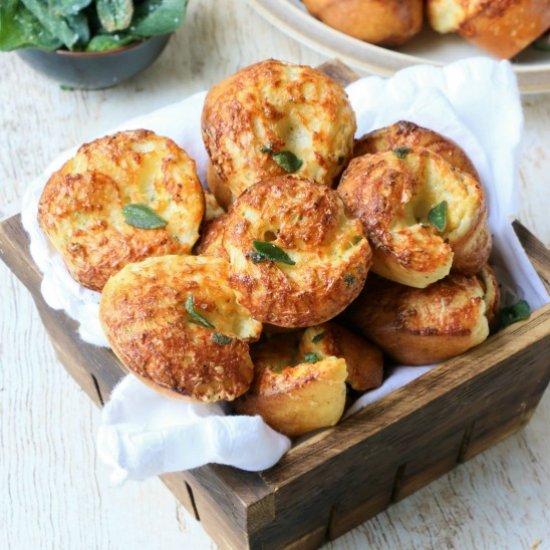 Fried Sage & Gruyere Petite Popover