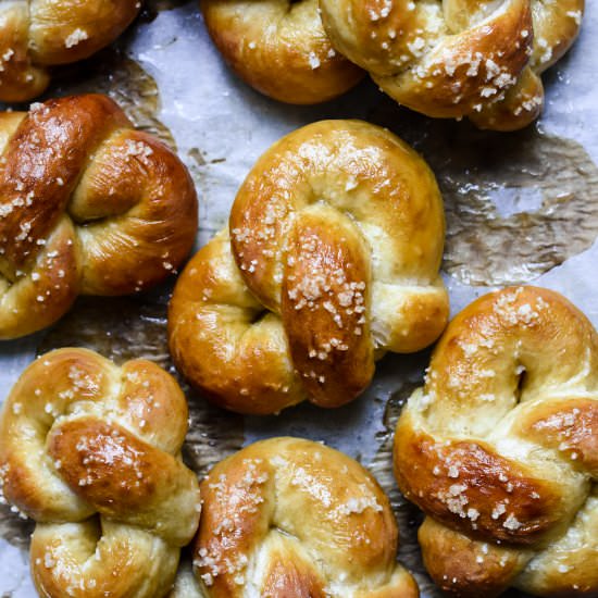 Hot-Buttered Soft Pretzels