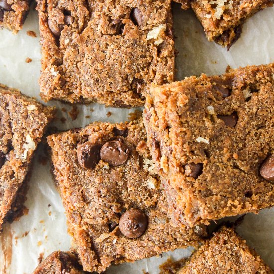 Peanut Butter Blondies