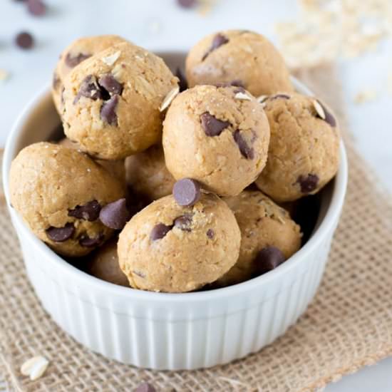 Chocolate Chip Cookie Dough Bites