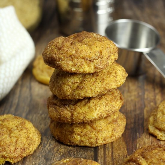 Soft Pumpkin Sugar Cookies