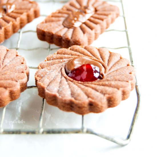 Chocolate Thumbprint Cookies