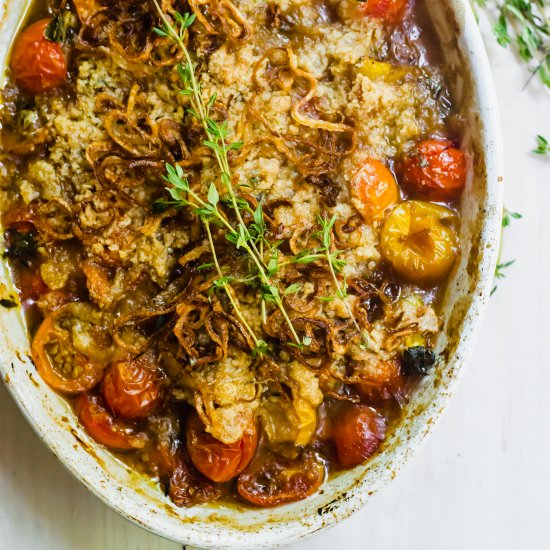 Savory Tomato Crumble