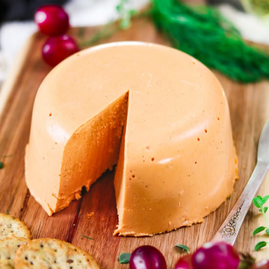 Smoky Vegan Cheddar Cheese