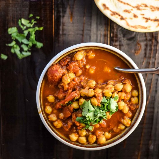 Easy Vegan Chana Masala