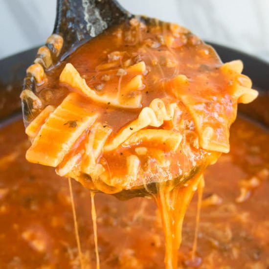 One Pot Lasagna Soup