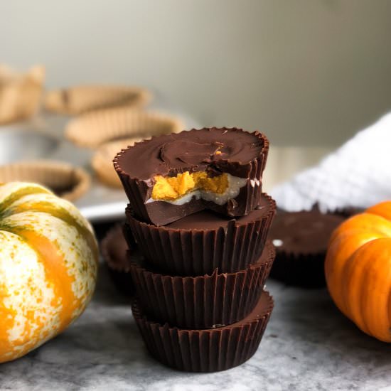 Vegan Pumpkin Coconut Butter Cups