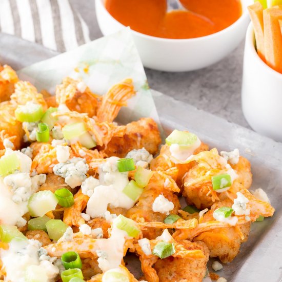 Buffalo Chicken Totchos