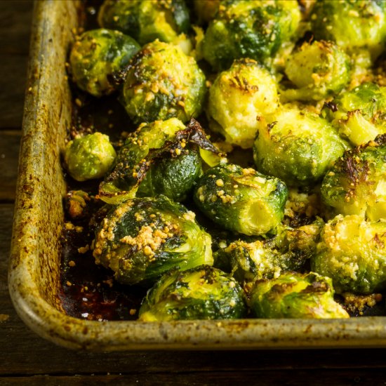 Smashed Brussels Sprouts