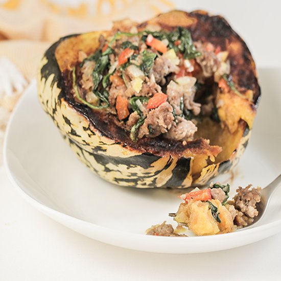 Stuffed Sweet Dumpling Acorn Squash