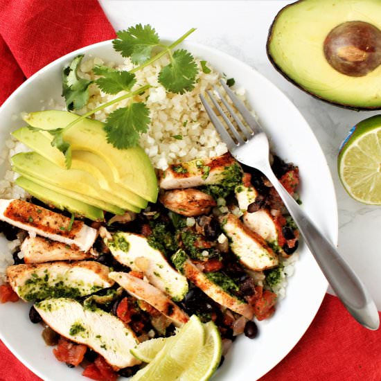 Mexican Chicken Burrito Bowl