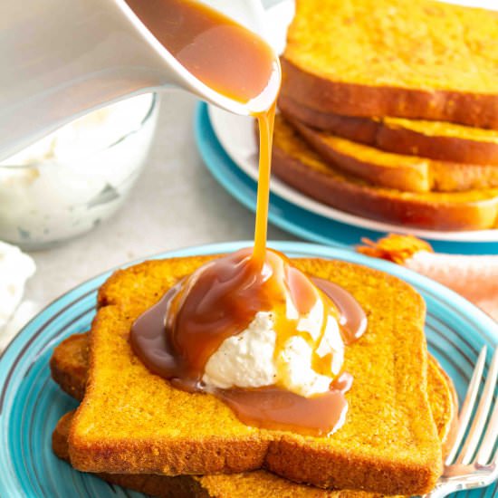 Pumpkin Pie French Toast