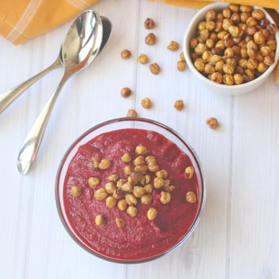 Roasted Curried Beet Soup