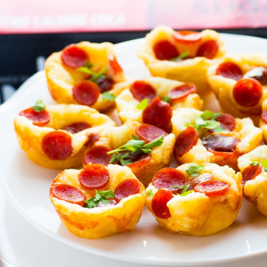 Puff Pastry Pepperoni Pizza Bites