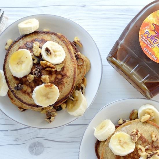 Banana Oat Pancakes