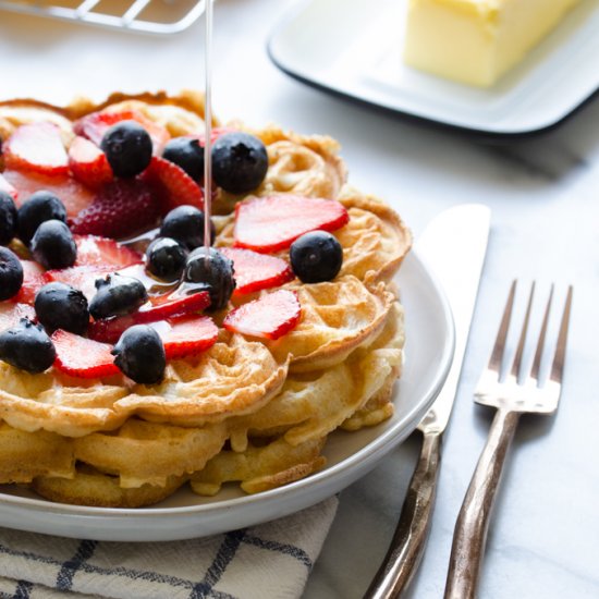 Sourdough Waffles