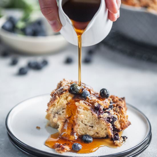 Baked Blueberry French Toast