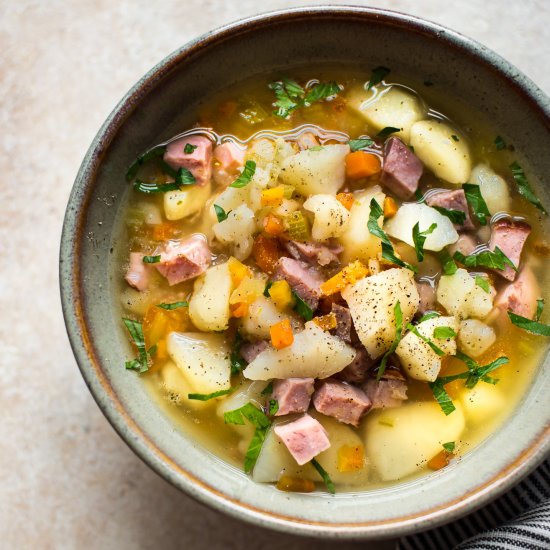 Crockpot Ham and Potato Soup