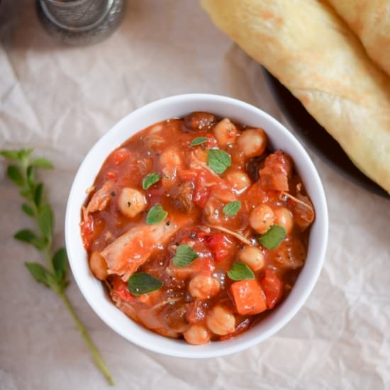 Moroccan-style Chicken Stew