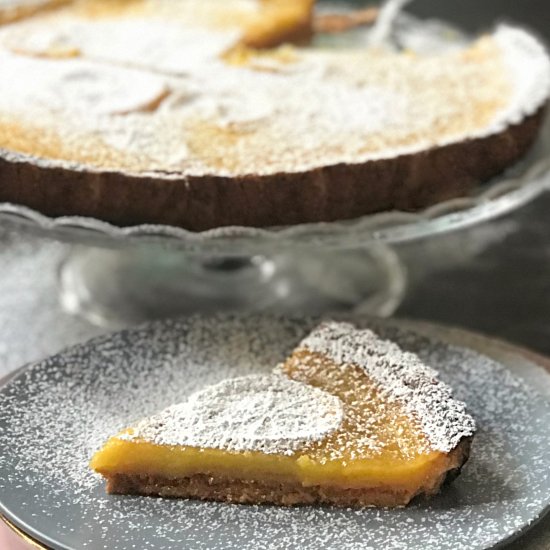 LEMON GINGER TART