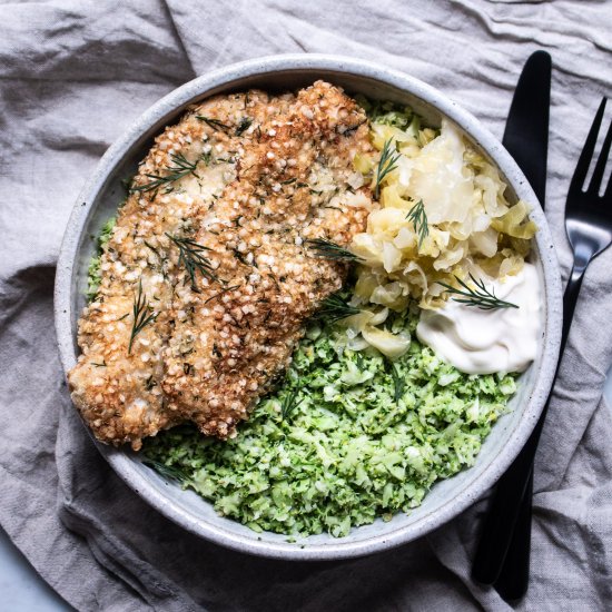 Gluten Free Quinoa Crumbed Chicken