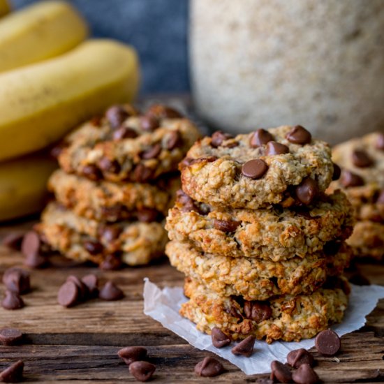 Banana Oat Cookies