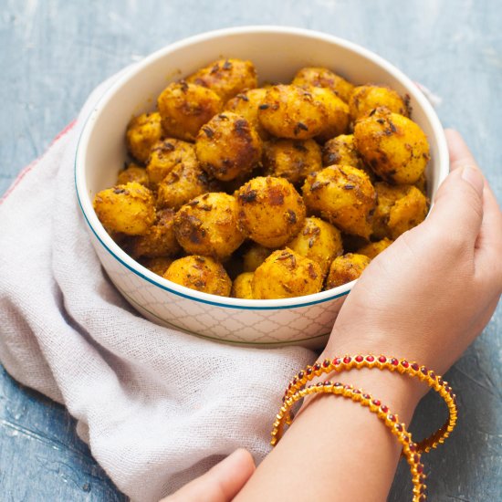 Masala Baby Potato Fry