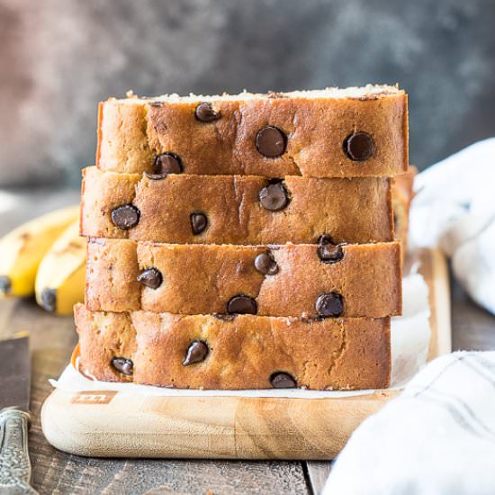 One Bowl Gluten Free Banana Bread