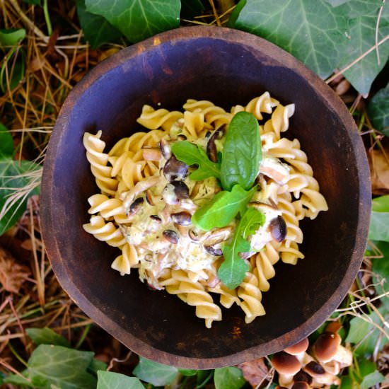 Creamy Vegan Mushroom Pasta