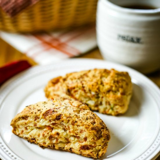 Bacon Cheddar Scones