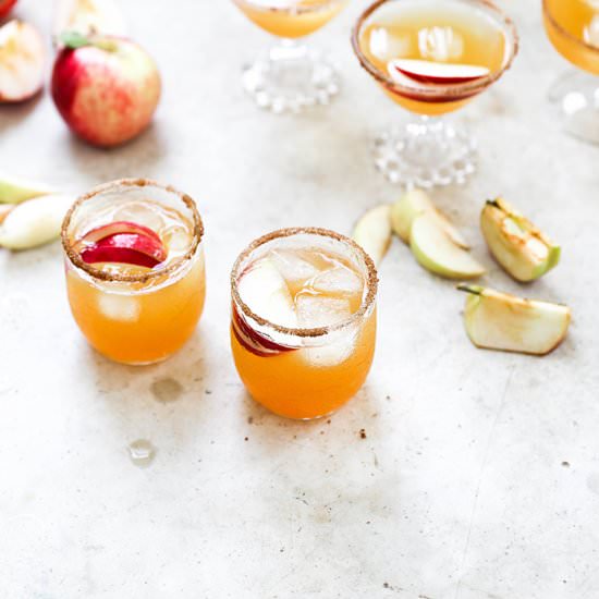 Apple Cider Bourbon Cocktails