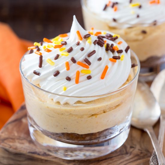 No Bake Pumpkin Cheesecake