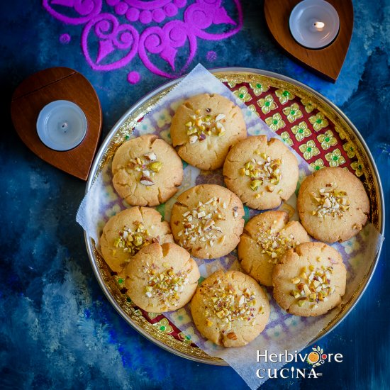 Nankhatai Indian Shortbread Cookies