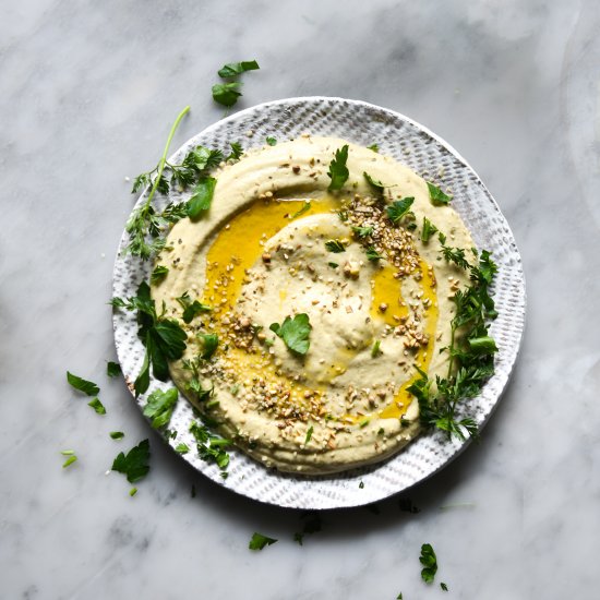 FODMAP friendly zucchini hummus