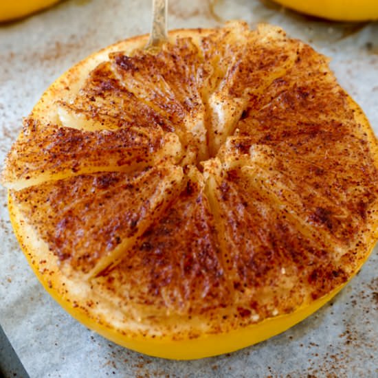 Baked Grapefruit With Cinnamon