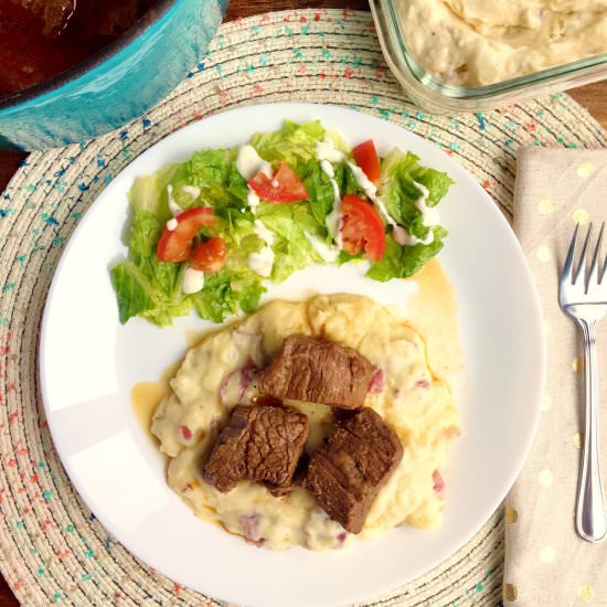 Beer Braised Beef with Mash