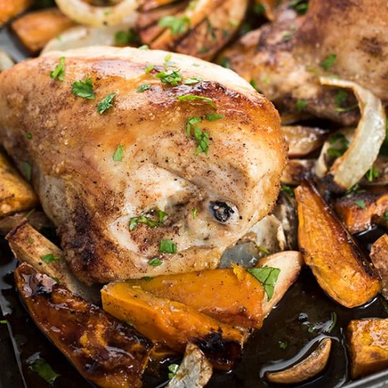 ROASTED SHEET PAN CHICKEN