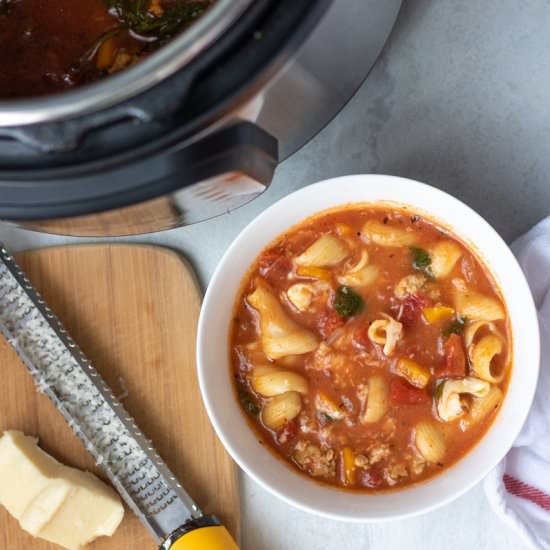 Instant Pot Lasagna Soup