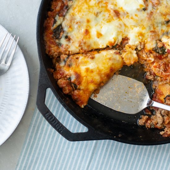 Sweet Potato Skillet Lasagna