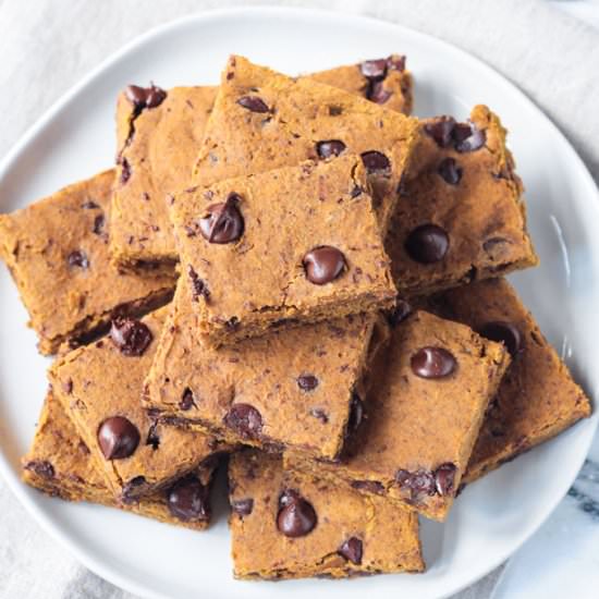 Pumpkin Chocolate Chip Bars