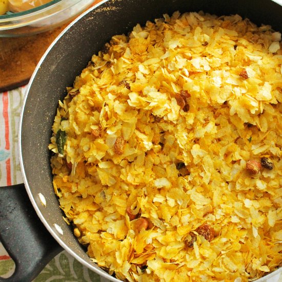 Roasted Flattened (Beaten)Rice Poha