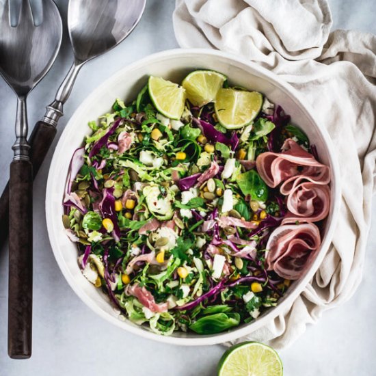 Brussels Sprout & Pancetta Salad