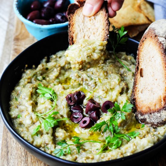 Melitzanosalata -Greek Eggplant Dip