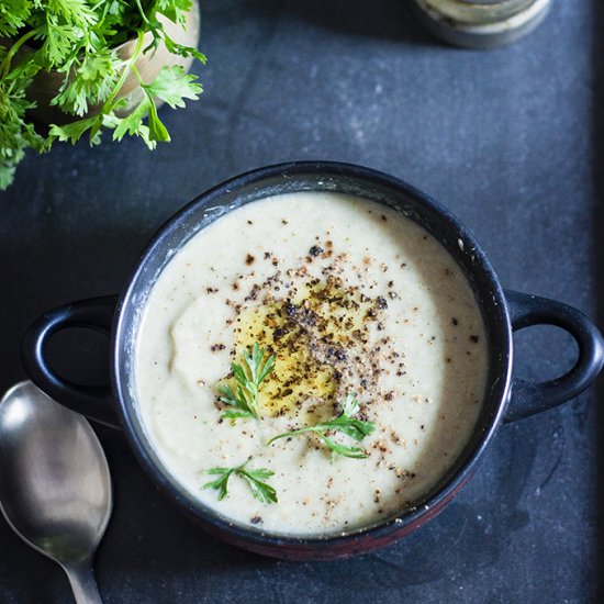 Mushroom Leek Soup