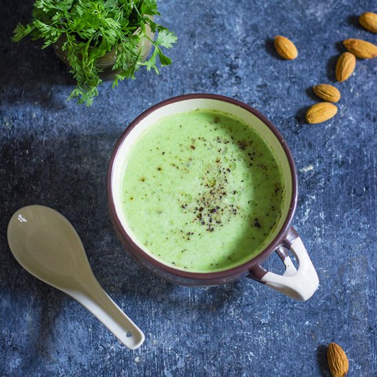 Broccoli Almond Soup