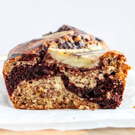 Chocolate Marble Banana Bread