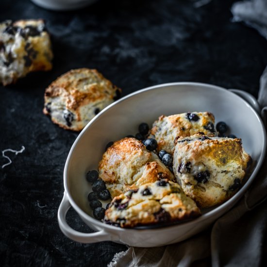 Blueberry Chocolate Scones