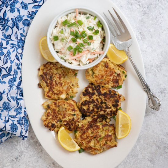 Crunchy Crispy Chicken Cakes