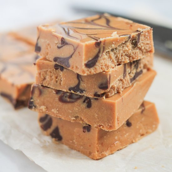 Coconut Oil Peanut Butter Fudge